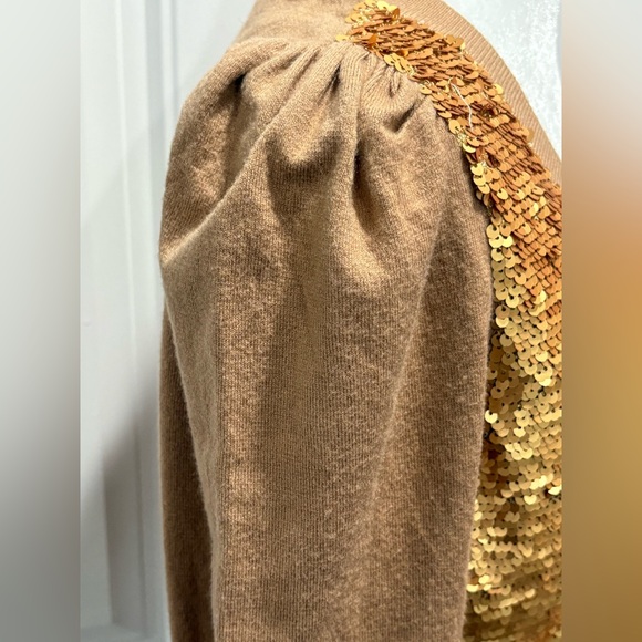 Express Tan Knit Sweater Size M - Picture 4 of 9